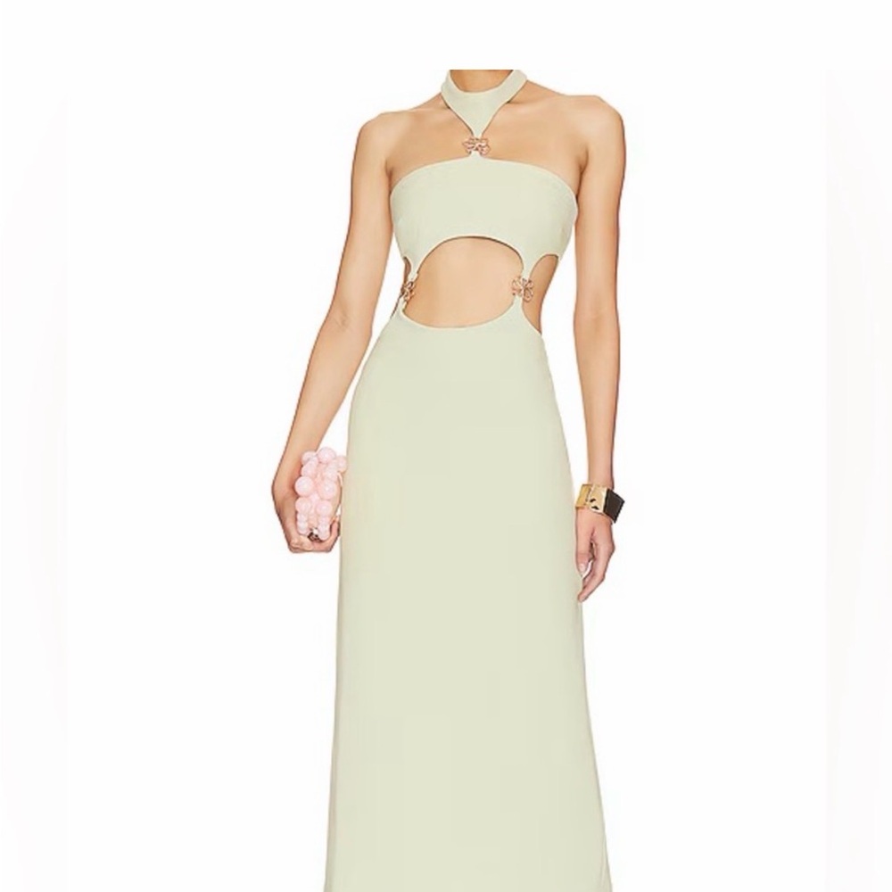 Cult Gaia Olivia Gown in Jade - Halter
Cutout Midi Dress - Picture 1 of 5